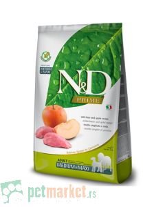 N&D Prime: Hrana za pse Medium/Maxi Adult, Jabuka i Divlja svinja
