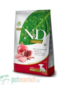 N&D Prime: Hrana za štence Mini Puppy, Piletina & Nar