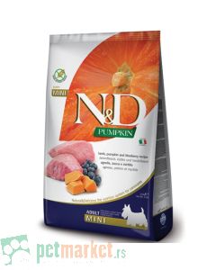 N&D Pumpkin: Hrana za pse Mini Adult, Bundeva & Jagnjetina