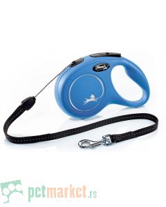 Flexi: Povodac New Classic Cord Blue