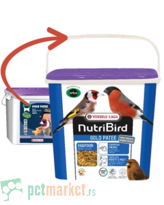 Nutri Bird: Jajčana hrana za Evropske zebe Gold Patee European Finches, 5 kg