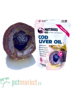 LK Baits Nutrigo: Suplement za pse 100% ulje jetre bakalara Cod Liver Oil, cca. 30 kom