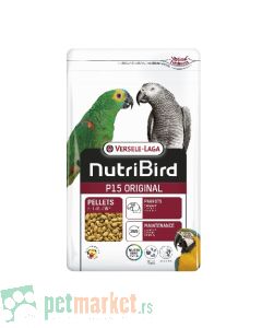 Nutri Bird: Peletirana hrana za velike papagaje P15 Original, 1 kg