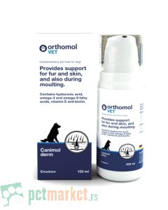 Orthomol Vet: Preparat za negu kože i dlake Canimol Derm, 100 ml