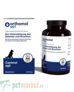 Orthomol Vet: Tablete za kosti i zglobove Canimol Agil, 120 tabl