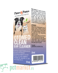 Paws and Paws: Rastvor za ispiranje ušiju pasa i mačaka Otomed Clean, 50 ml