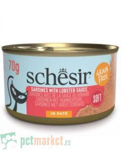 Schesir: Hrana za mačke u obliku paštete Sardines Pate, 70 gr