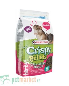 Crispy: Peletirana hrana za činčile i degue Chinchila Degu Pellets, 1 kg