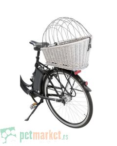 Trixie: Pletena korpa za bicikl za kućne ljubimce Dog Bicycle Basket