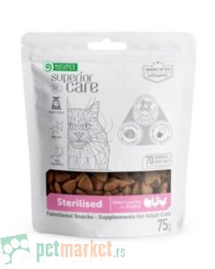 Nature's Protection: Poslastica za sterilisane mačke Sterilised Cats, 75 gr