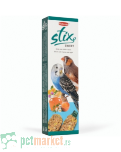 Padovan: Poslastica za tigrice i male egzotične ptice Stix Sweet, 80 gr