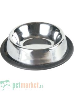 Trixie: Posuda od nerđajućeg čelika sa gumom, 200 ml