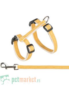 Trixie: Povodac i am za mace Ochre Harness with Lead