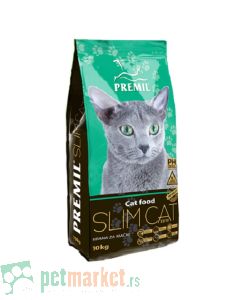 Premil: Hrana za mačke sa prekomernom telesnom masom Slim Cat, 10 kg