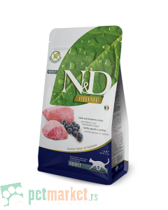 N&D Prime: Hrana za odrasle mačke, Jagnjetina & Borovnica