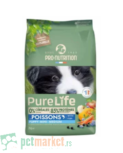 Pro Nutrition Pure Life: Hrana za štence Puppy Mini/Medium