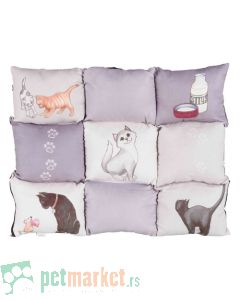 Trixie: Prostirka za mačke Lying Mat Patchwork Cat