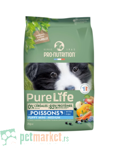 Pro Nutrition Pure Life: Hrana za štence Puppy Mini/Medium