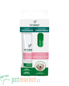 Vet's Best: Četkica i pasta za zube za štence Puppy Dental Kit