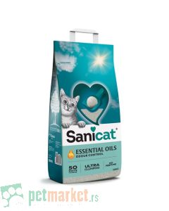Sanicat: Ultra grudvajući posip Essential Oils Perfume Free, 10 kg