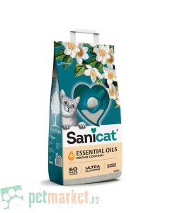 Sanicat: Ultra grudvajući posip sa esencijalnim uljima Essential Oils Jasmine, 10 kg