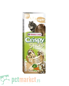 Crispy: Poslastica sa povrćem Sticks, 110 gr