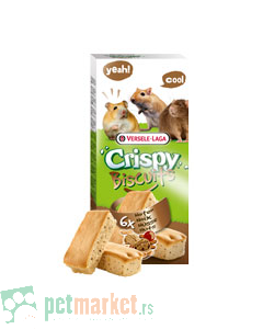 Crispy: Keksići sa lešnicima za male glodare Biscuits, 70 gr