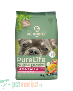 Pro Nutrition Pure Life: Hrana za osetljive pse Sensible, jagnjetina