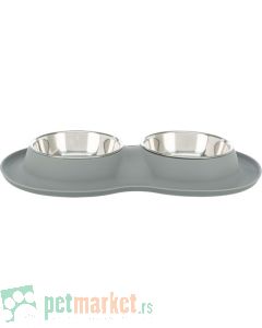 Trixie: Set činija sa silikonskim postoljem Bowl-Set Silicone