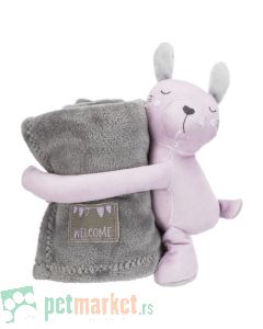 Trixie: Set za štence ćebe i igračka Junior Cuddly Rabbit Set