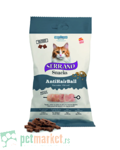 Mediterranean Natural: Poslastice za mačke Serrano Snacks, 50 gr