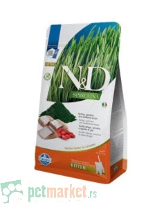 N&D Spirulina: Hrana za mačiće Kitten Haringa, 1.5 kg