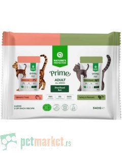 Nature’s Protection Prime: Preliv za sterilisane mačke Adult Sterilized Flowpack, 85 gr x 4 kom