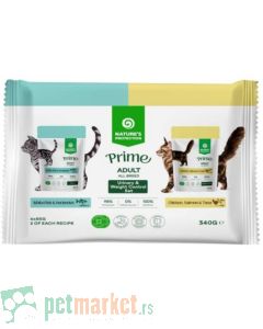 Nature’s Protection Prime: Preliv za odrasle mačke Adult Multifunctions Flowpack, 85 gr x 4 kom