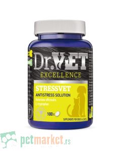 Dr.Vet: Preparat za umirenje i sprečavanje nervoze Stressvet, 100 tabl