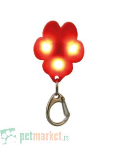 Trixie: Svetleći USB privezak za ogrlicu USB Flasher, crveni