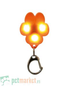 Trixie: Svetleći USB privezak za ogrlicu USB Flasher, naradžansti