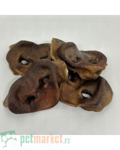 Crazy Pet Lovers: Sušene svinjska njuška Natural Dried Pig Snouts, 5 kom