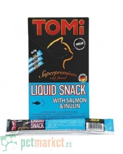 Tomi: Tečna poslastica za mace Snacks Liquid, 8 kom