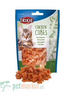 Trixie: Poslastica za mace pileće kockice Chicken Cubes, 50 gr