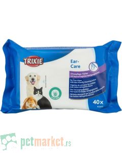 Trixie: Vlažne maramice za negu ušiju Ear Care Wipes, 40 kom