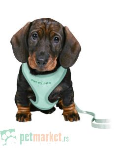 Trixie: Povodac i am za štence Puppy Soft Harness Mint