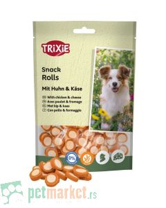 Trixie: Rolnice sa piletinom i sirom Snack Rolls, 100 gr