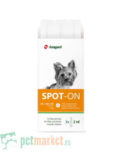 Amigard: Preparat protiv buva i krpelja Small Dog 3 Spot On