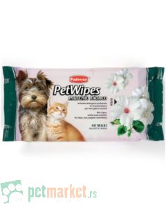 Padovan: Vlažne maramice za ljubimce Pet Wipes White Musk, 24 kom