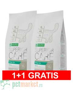 Nature’s Protection Superior Care: Hrana za odrasle mačke sa belim krznom White Cat, 1.5 kg