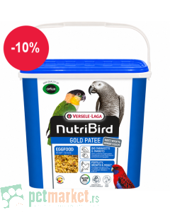 Nutri Bird: Jajčana hrana za srednje i velike papagaje Gold Pate Big Parakeets and Parrots