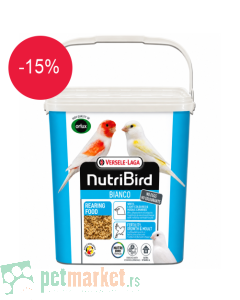 Nutri Bird: Jajčana hrana za svetle ptice Rearing Food Bianco