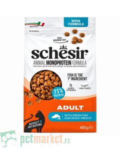 Schesir Dry: Hrana za odrasle mačke Adult, Riba