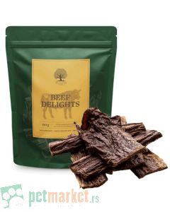 Essential: Sušeni goveđi jednjak Beef Delights, 150 gr